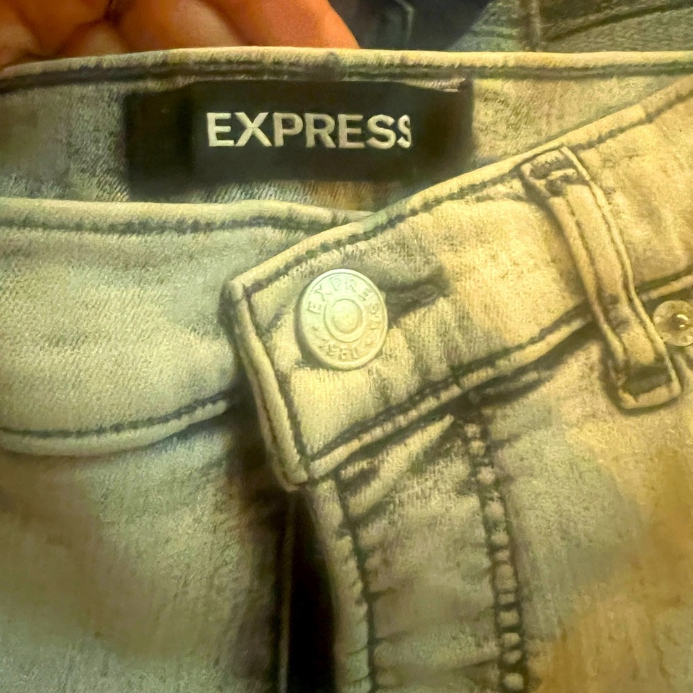 Express black acid washed high rise stretchy jeans! Brand new! Never worn!